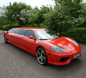 Ferrari Limo in Wrexham
