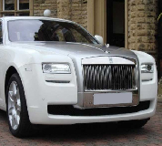 Rolls Royce Ghost - White Hire in Northampton
